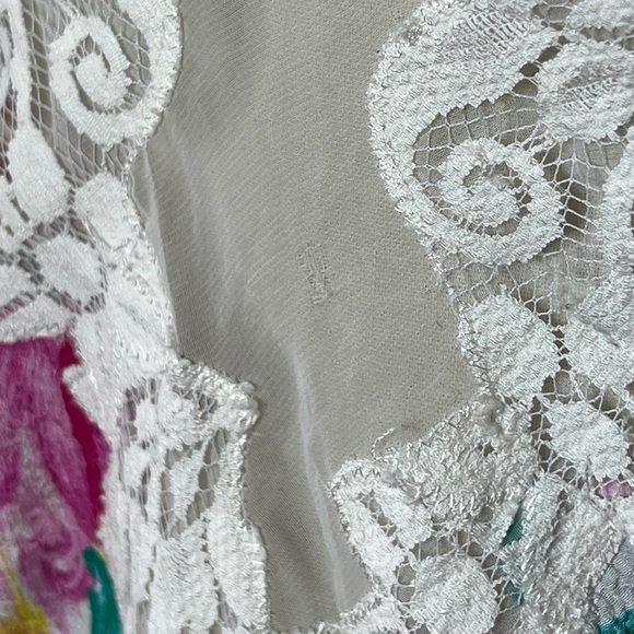 Vintage retro Y2K Victorias Secret gold label floral slip teddy night gown L - Picture 5 of 9